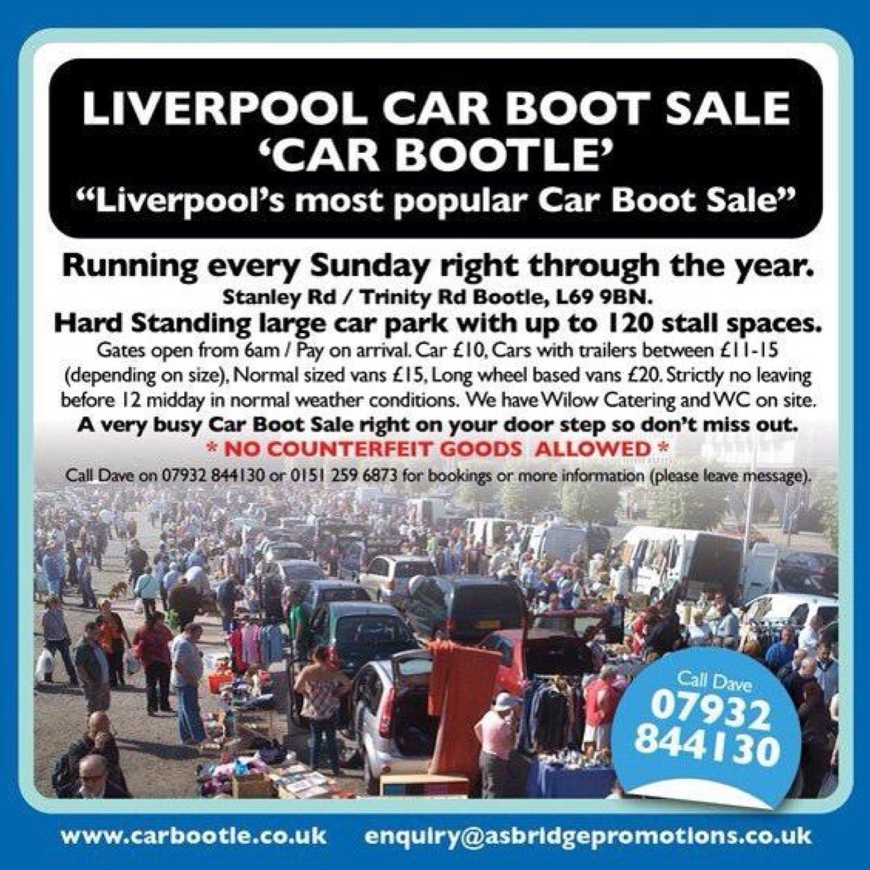 Asbridge Promotions a Mersyside collectors events company running the best Car Boot Sale in Liverpool & Antiques, Collectables & Vintage Fairs also 07932844130