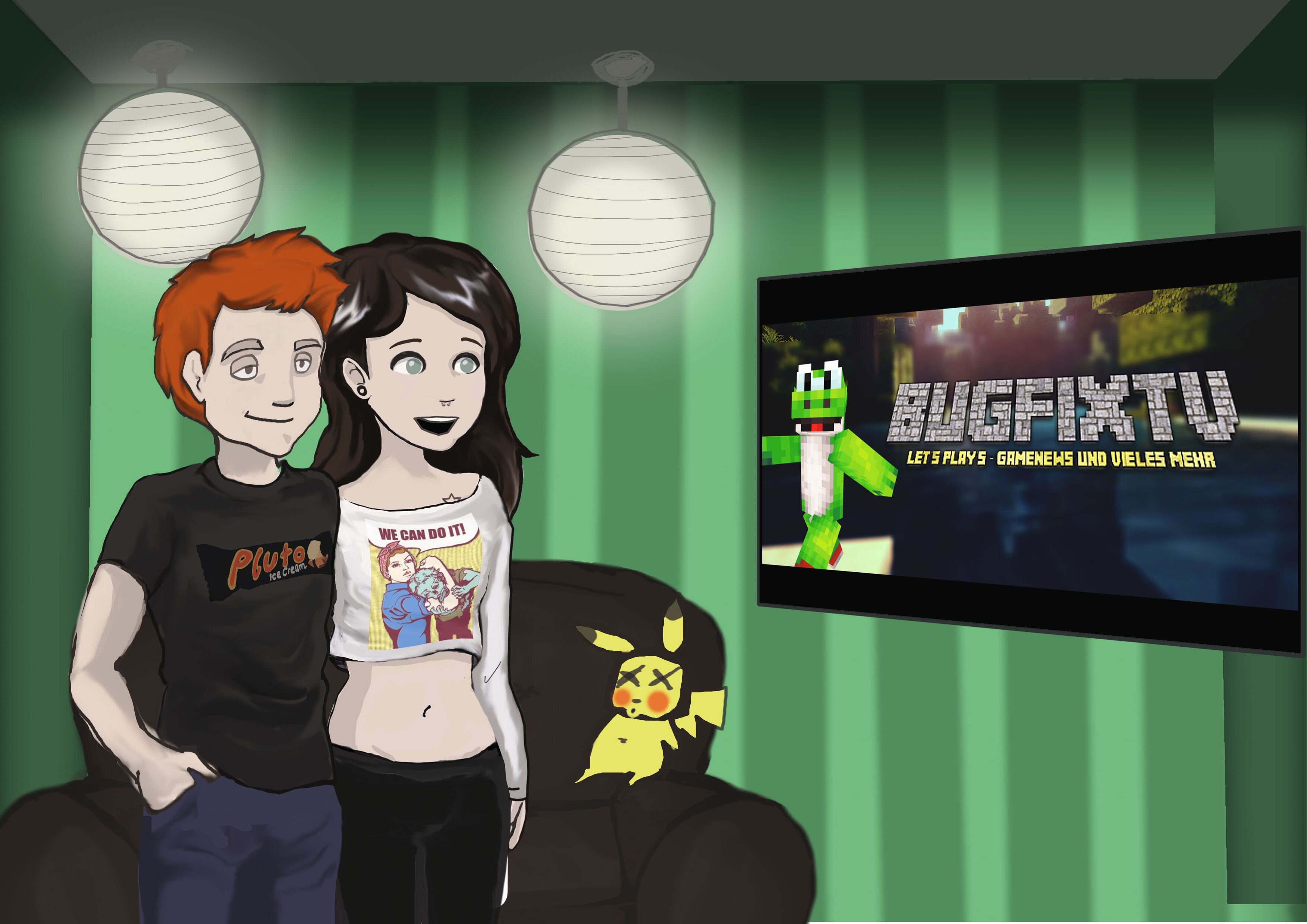 Hallo Leute, wir sind BugfixTv und ein kleiner Youtube kanal der aus mir PuscheY und meiner Schwester Spacecat besteht, Viel spaß mit uns! :)