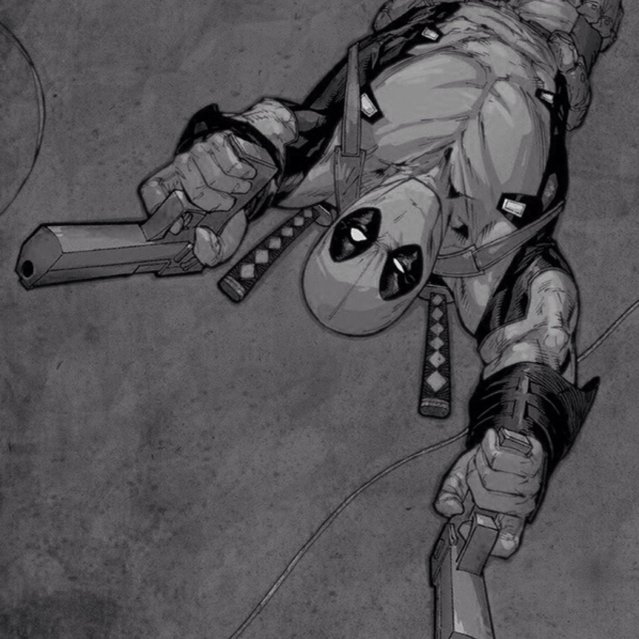 Deadpool: the awesome and handsome.. {[HANDSOME?]} [Please..] Can we get on with this *tongue clicks* or nah? #MercWithAMouth. #BoobsAreLife.