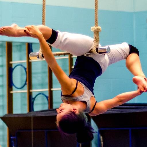 At The Circus School you can train in aerial skills such as trapeze, silks, and aerial hoop, or skills such as acro, walking globe, tightwire and juggling.