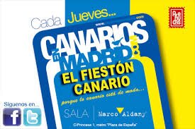 RRPP fiestón canario los jueves en la sala MARCO ALDANY. Listas carlos alvarez