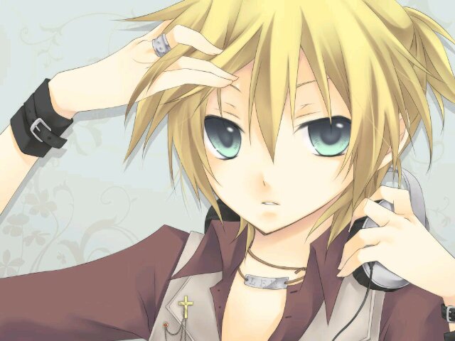 Hi I'm Len a Vocaloid and Rin twin|#RP 14 years old|fetish object : banana and pocky|I'm nice and a Singer|#Single|