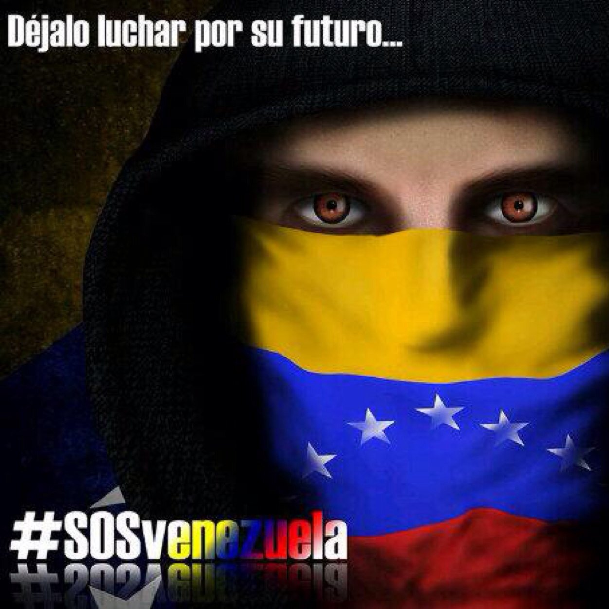 Apoyando 100% a los estudiantes de Venezuela, que luchan por la libertad de su patria, Costa Rica esta con ustedes...