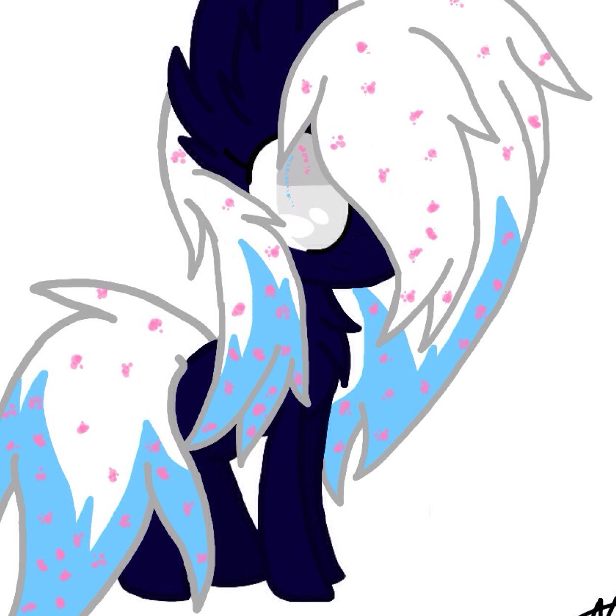 Oh! Hello there, My name is Aura, Aura Melody. Sorry to bump into you like that I didn't see you there. ^^' my daddy is @mlp_Unknown (Blind filly #single)