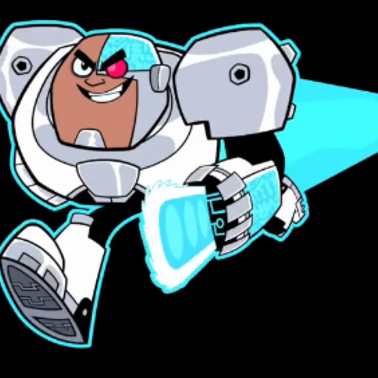 Im Cyborg the coolest robot man in Gothem City best friends @TDBeastboy @TDBoyWonder @TDRavenDemon