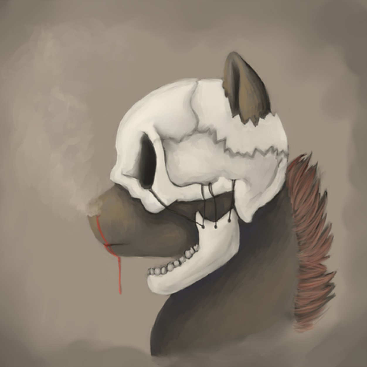 Skull; Im a single Stallion who is a legend in smithing and also out for revenge. Snow: a single mare...very confused