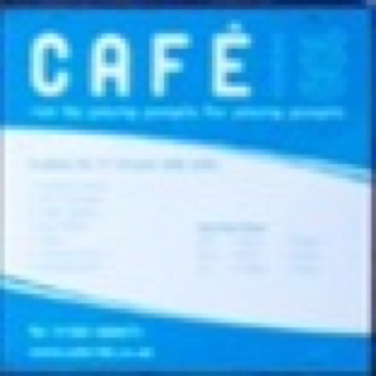 Cafe100 youth project run by young people for young people