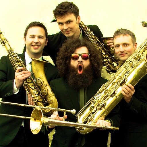 Multi award winning jazz group. D'Addario Woodwinds. Paul Towndrow (Alto Sax)Konrad Wiszniewski(Tenor Sax)Michael Owers (Trombone)Allon Beauvoisin (Bari Sax)