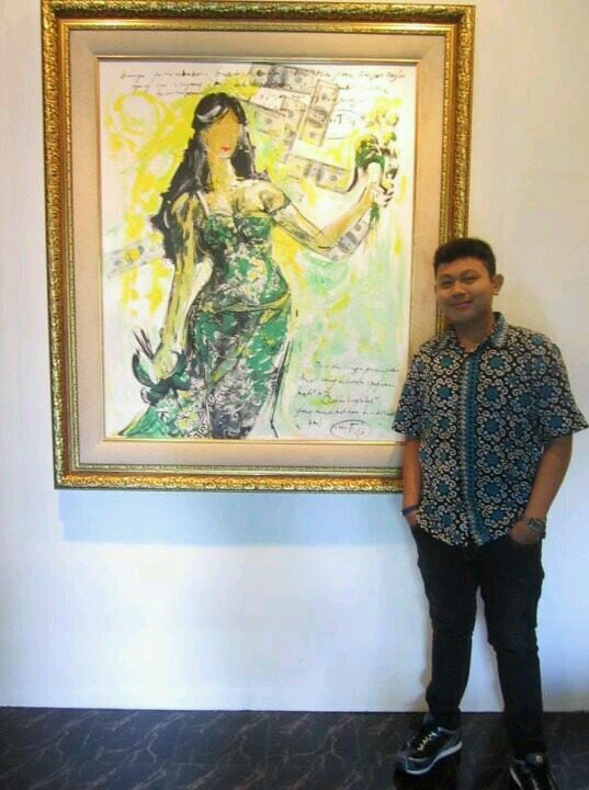 Muhammad Fadhil Rachmadin Meliala tourism departement, guide of borobudur.#if you let yourself fall you will hard to get up#