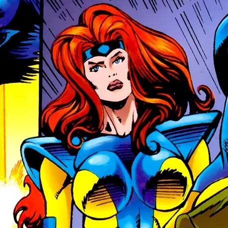 One of X-men. Mutant. My teacher is Charles Xavier and my husband is Scott Summers/Cyclops.