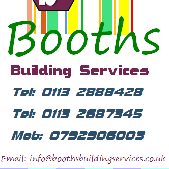 Nick booth - 07817102681 Steven Booth - 07929060038 Interior/exterior building services, family based company in the Leeds area.