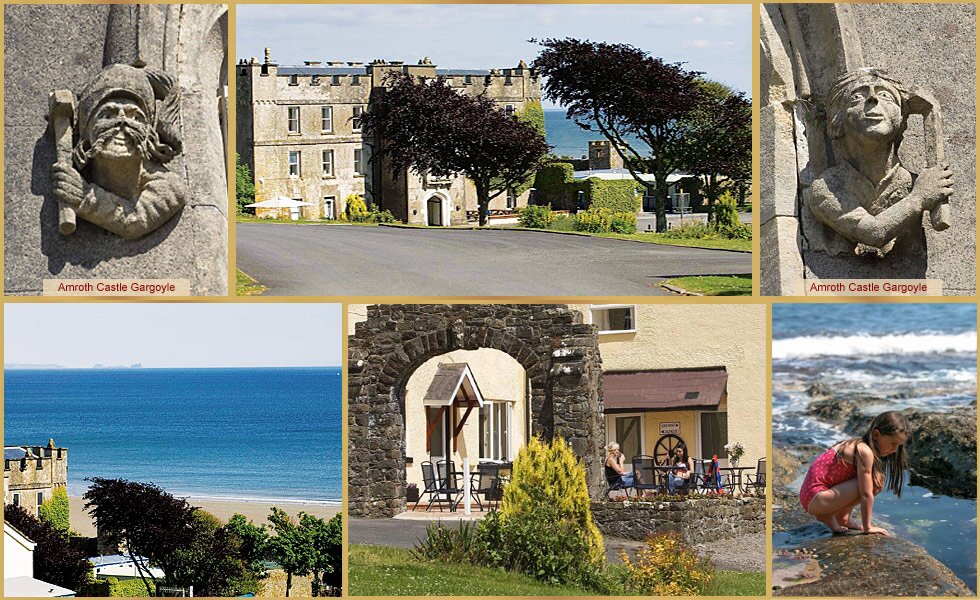 Amroth Castle is a Holiday Park set in beautiful grounds just yards from a long sandy beach offering superb self-catering holidays so close to the sea.