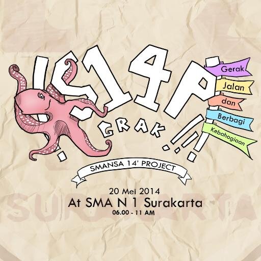 Smansa 14 Project : GeRak jalan dan berbAgi Kebahagiaan