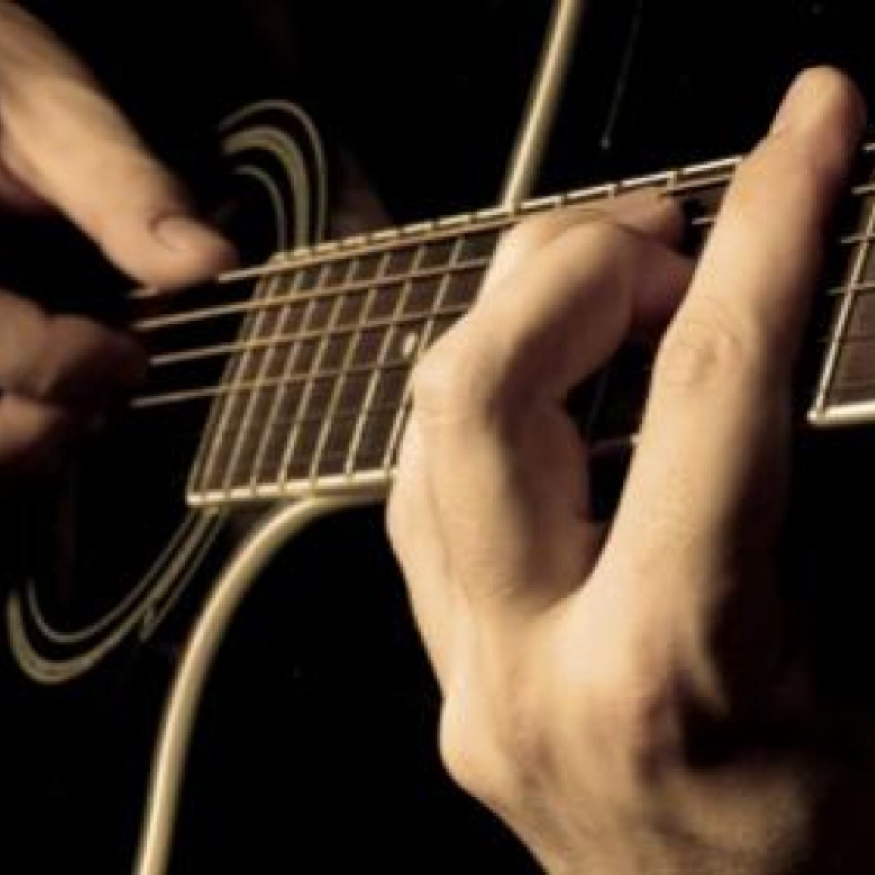 Finger style acoustic guitarist