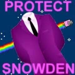 Headless rider on an Ascii horse with a Nyan Cat as halo, sword made of Lulz and scabbard made of tolerance.