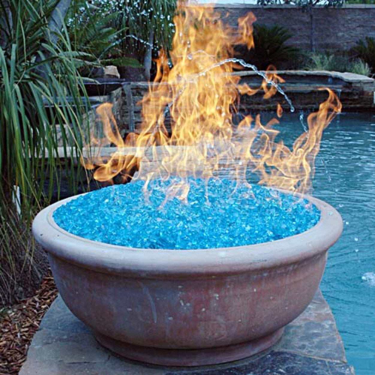 Fireglass Company specializes in the sale and instalation of fireglass and accesories