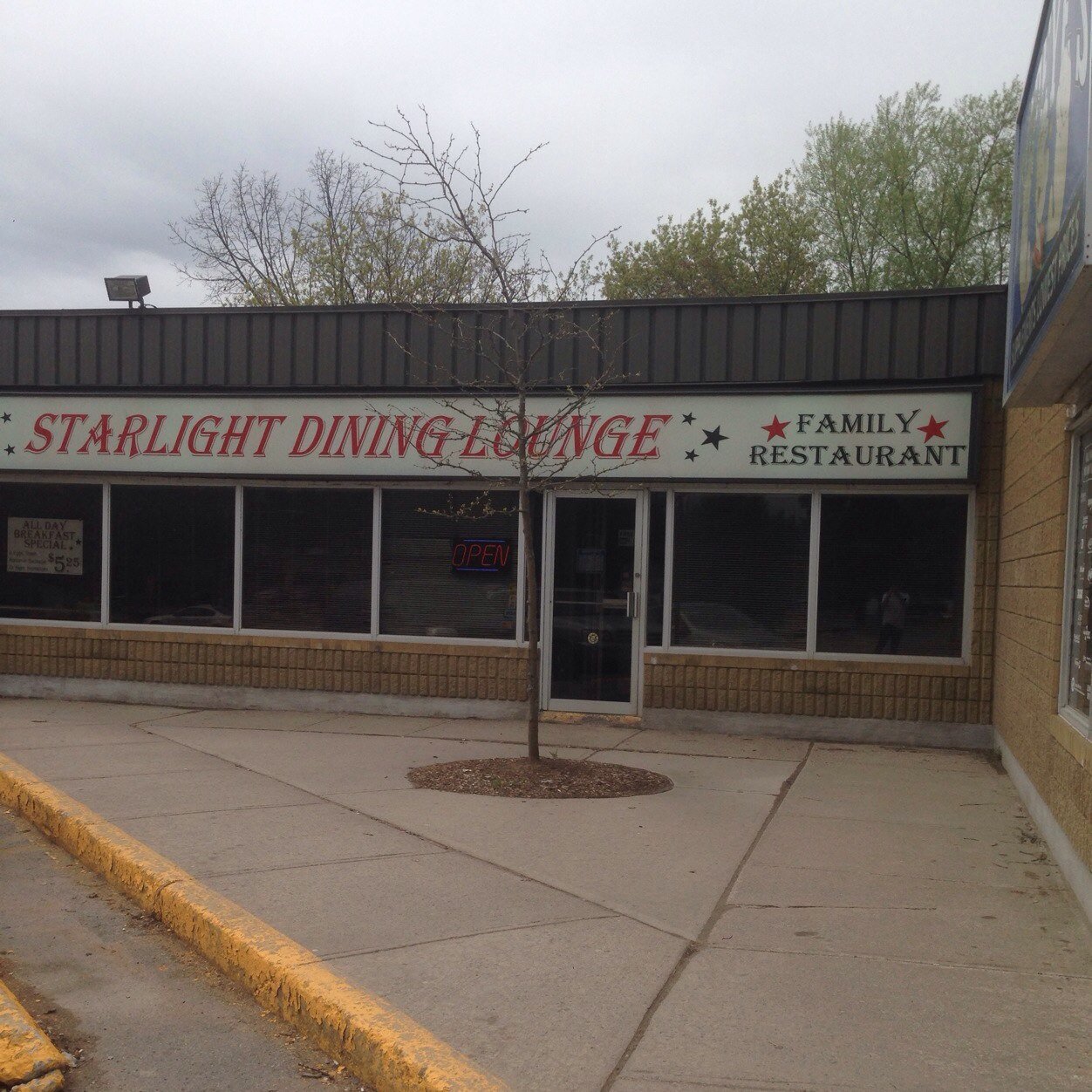 Starlight Dining Lounge 809 Chemong Rd unit E Peterborough, On (705)7480140 specializing in all day breakfast, lunch and dinner menu all Canadian food