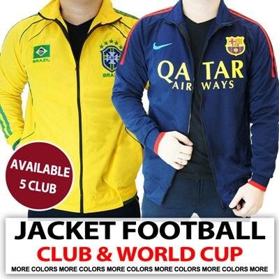 [NEW ITEM!]★JACKET FOOTBALL CLUB AND WORLD CUP★ ~BESTSELLER SOCCER FASHION Collection/2014/FIT TO XL/READY STOCK
Order SMS 082118681101 BB:27722699