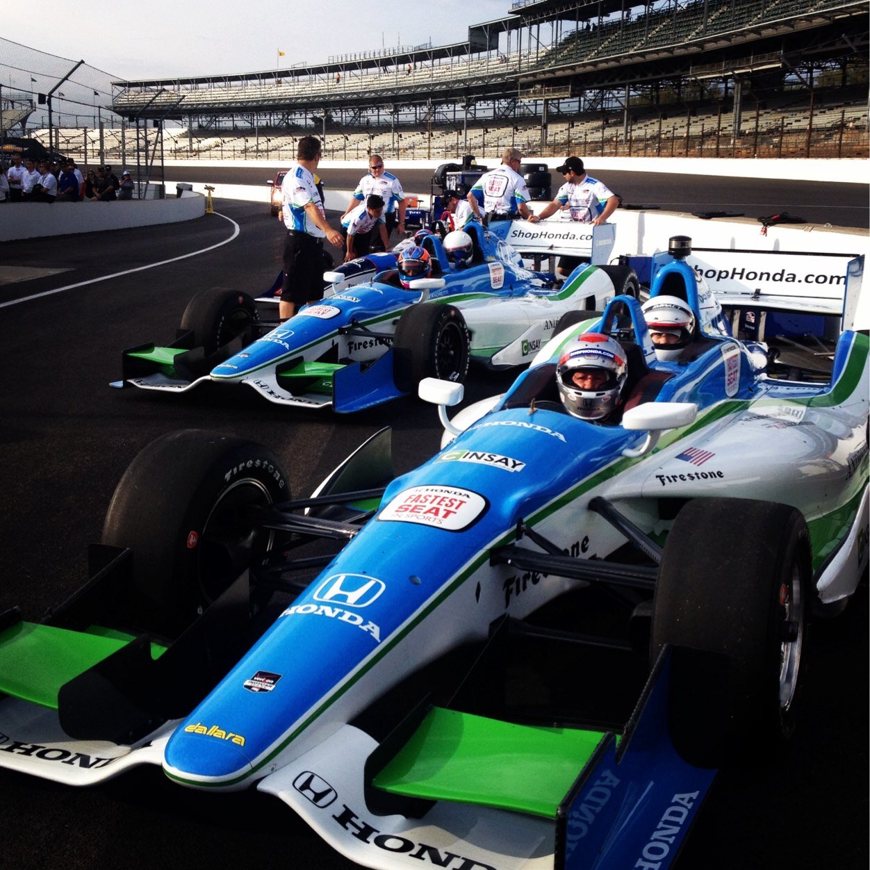 Ride or Drive an IndyCar at the Indianapolis Motor Speedway and anywhere else the Verizon IndyCar Series competes!