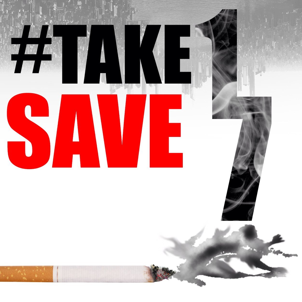 On average 7 minutes of life are lost with each cigarette smoked... What if you could help a stranger get those 7 back? #Take1Save7