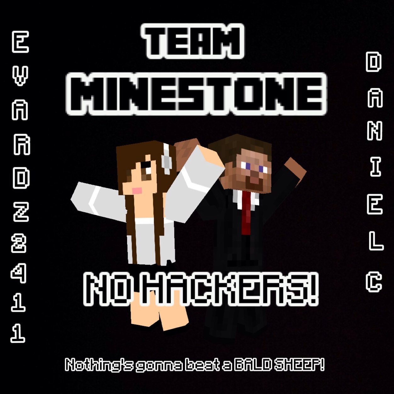 Welcome to TeamMinestone! We are amateur Minecraft Players. Give you updates with my world! Join us: Minecraft World Name: NO HACKERS/ Seed: 1399085976