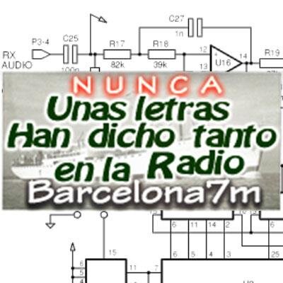 Barcelona7m's profile picture. #Barcelona7M - Creu de Sant Jordi per a Xavier Paradell Santotomás EA3ALV ---- AMB TU HO FAREM REALITAT ! --- ¡¡¡ CONTIGO LO HAREMOS REALIDAD !!! --