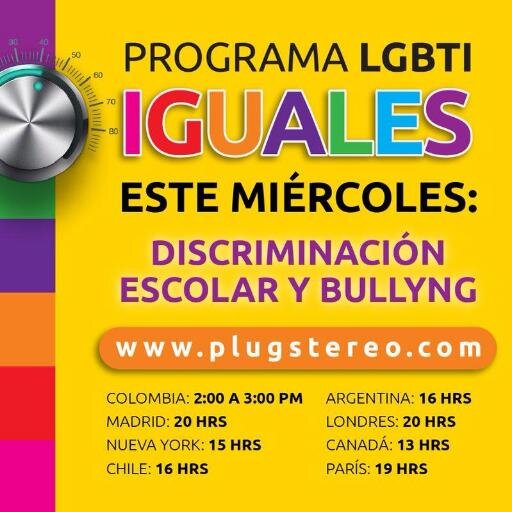 En el Programa Iguales contaremos con diferentes espacios dedicados a la inclusión y el respeto, un programa para la diversidad, escúchanos todos los miércoles.