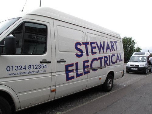 Electrical retailer/ repairer and installer, also digital aerial, cctv, alarm instalations, rewires home extension, conservatories ,PAT test. Tel 01324 812354