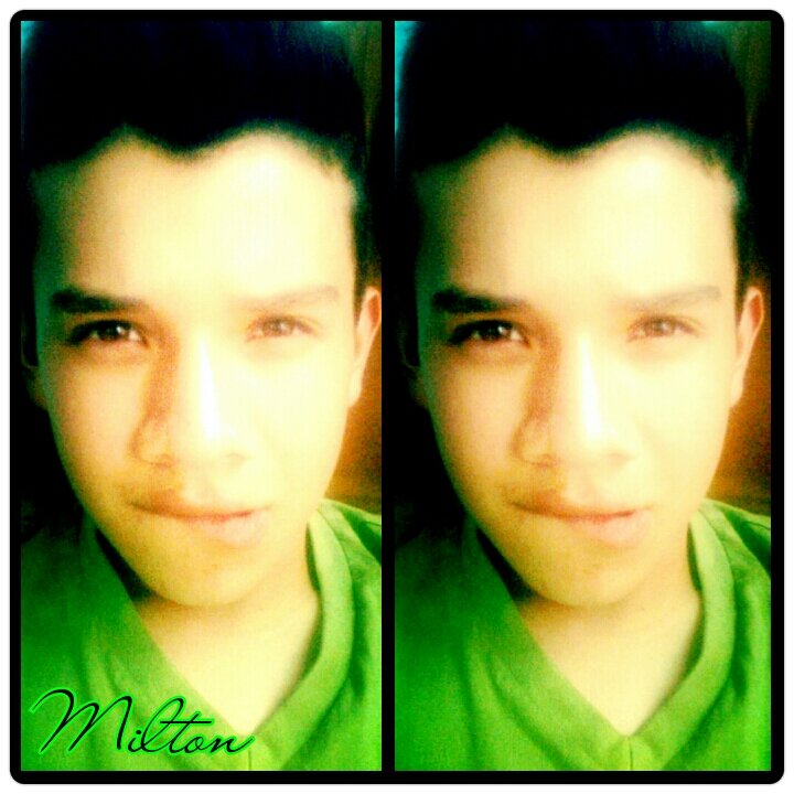 Dii Hola soy Milton SN FR...!!
Mucho gusto.. soy muy pura vida y muy divertido.. Love a God... 3 mucho gusto atten: Milton J Solano..  :-D