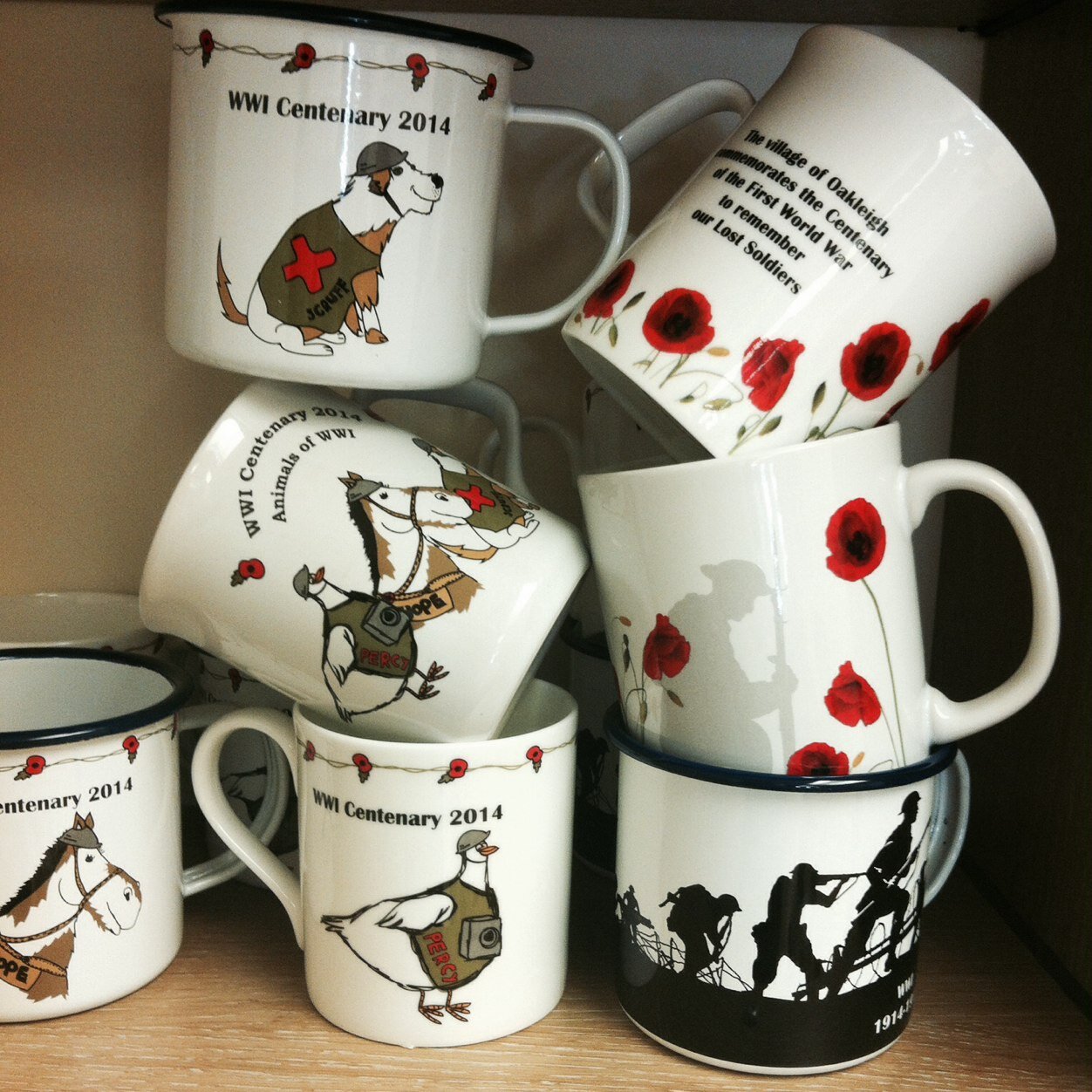 We have an exclusive range of WW1 Centenary Mugs, designed by us, and you can personalise! Got your own design? Check out http://t.co/Qe6UeGW431