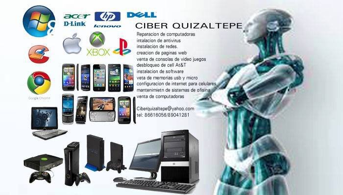 venta de celulares, liberacion reparacion de pc laptop y de escritorio