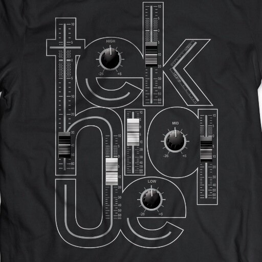 Dope t-shirts for DJs, clubbers and music lovers