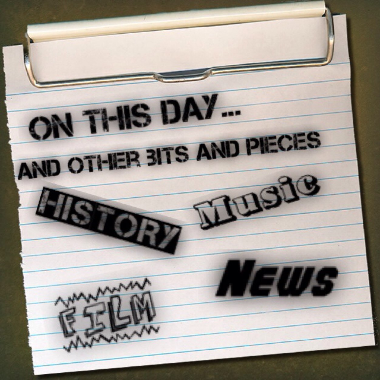 On This Day in History...& other bits and pieces. Music & film history, news, quotes & photos. Most info from wikipedia & various sites, too many to list here!