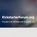 Kickstarter Forum (@kickstartforum) Twitter profile photo