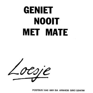 Ik hou van de vrijheid!
