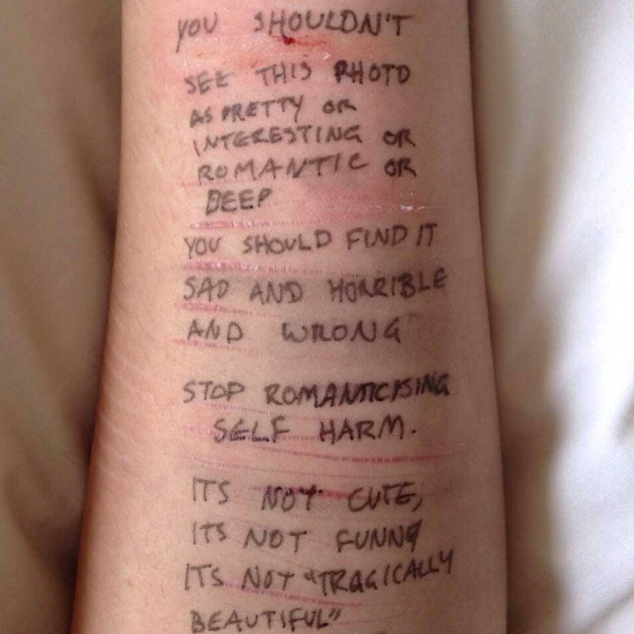 confused & self-destructive