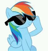 Hi my name is Rainbow Dash I live in Clouds Dall in ponyvill