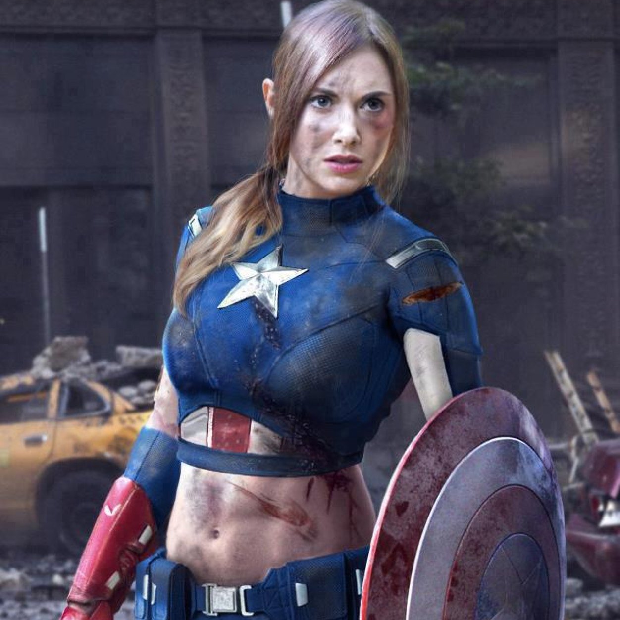 Shannon Carter | Admiradora del Capitán America | Atleta y luchadora profesional | Vengadores | New York | Try me big boy