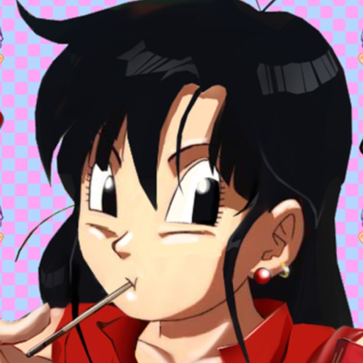 GrandDaughterP's profile picture. The name is Pan. I traveled around space with grandpa and Trunks. We also met this trader that is a robot, Guru. We have to gather the dragonballs across space.