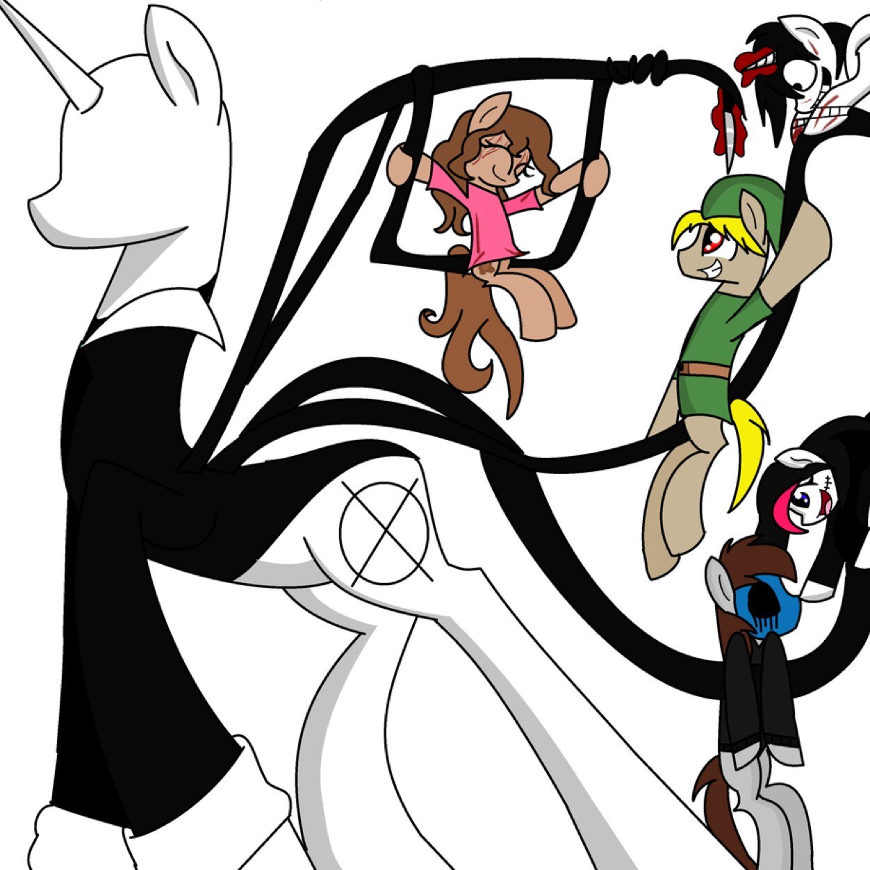 This Is My New Account Of @x_pikachux Many Favorites CreepyPasta:
Slenderman,JeffThekiller,ClockWork,LaughingJack,Ticci-Toby,Hoodie,Masky And BenDrowned