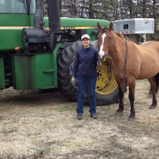 Farmer's wife, Mother, equipment driver, animal lover.