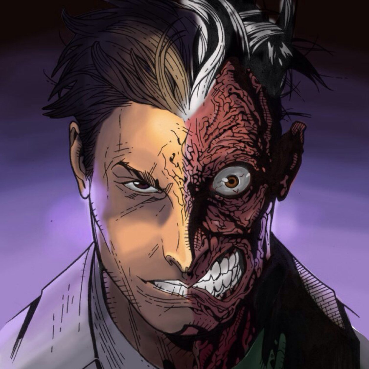 The names Two face call me anything other then boss and expect to get a world of hurt coming your way