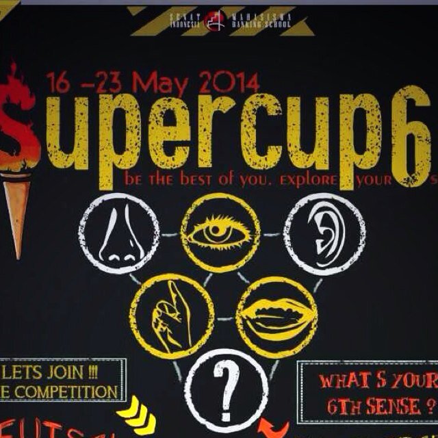 IBSSuperCup6 Be the best of you! Explore your 6 senses at May 16-23, 2014 at STIE Indonesia Banking School. Jalan Kemang Raya No. 35 Kebayoran Baru Jak-Sel