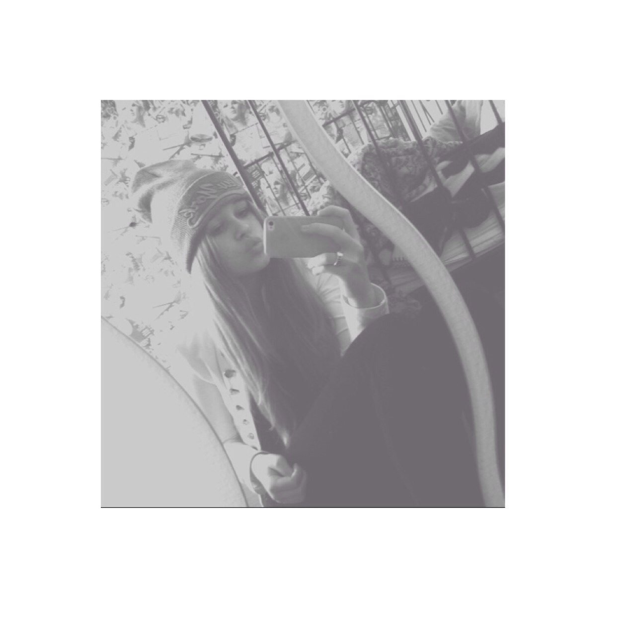 I do not care what you think about me. I don't care what you do. I'm just happy and have fun.