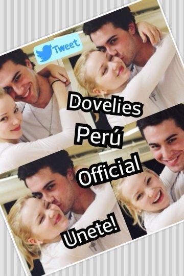 Cuenta Oficial de Dovelies en Perú. Aliada con @DoveCameronPeru - Tenemos el apoyo de @JohnDBeckTV Siguenos! Gracias :) #DoveLiesDeCorazon ♥! / #SiguemeYTeSigo