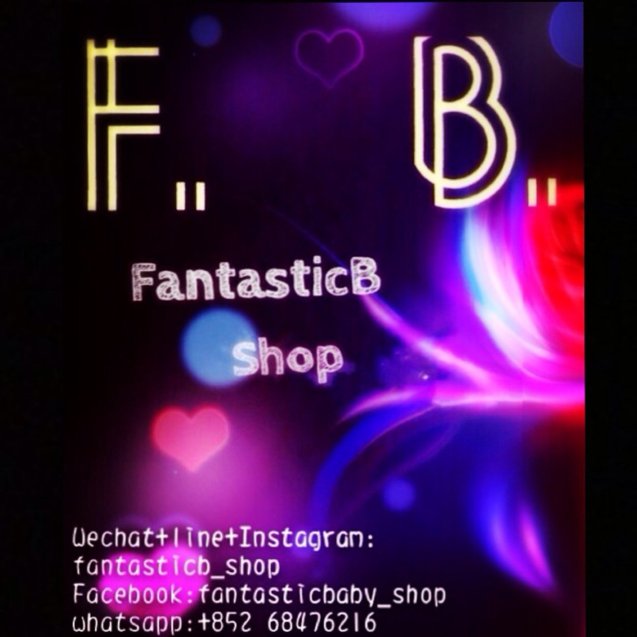 FantasticBaby_shop搜羅實用平質素好的產品!要咩有咩！

絕信心保證 ！

快like and follow FB And Instagam 

有機會定期抽出幸運兒，

得到精美禮物乙份！

Wechat+line+Instagram:
fantasticb_shop