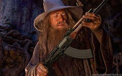 Нас было изначально пятеро Саруман белый я Гендальф серый и Радогаст бурый и еще два синих но их имена я не помню