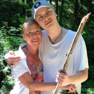 I am a mom and an artist. He is a high school graduate and future programmer. Together, we are learning code.