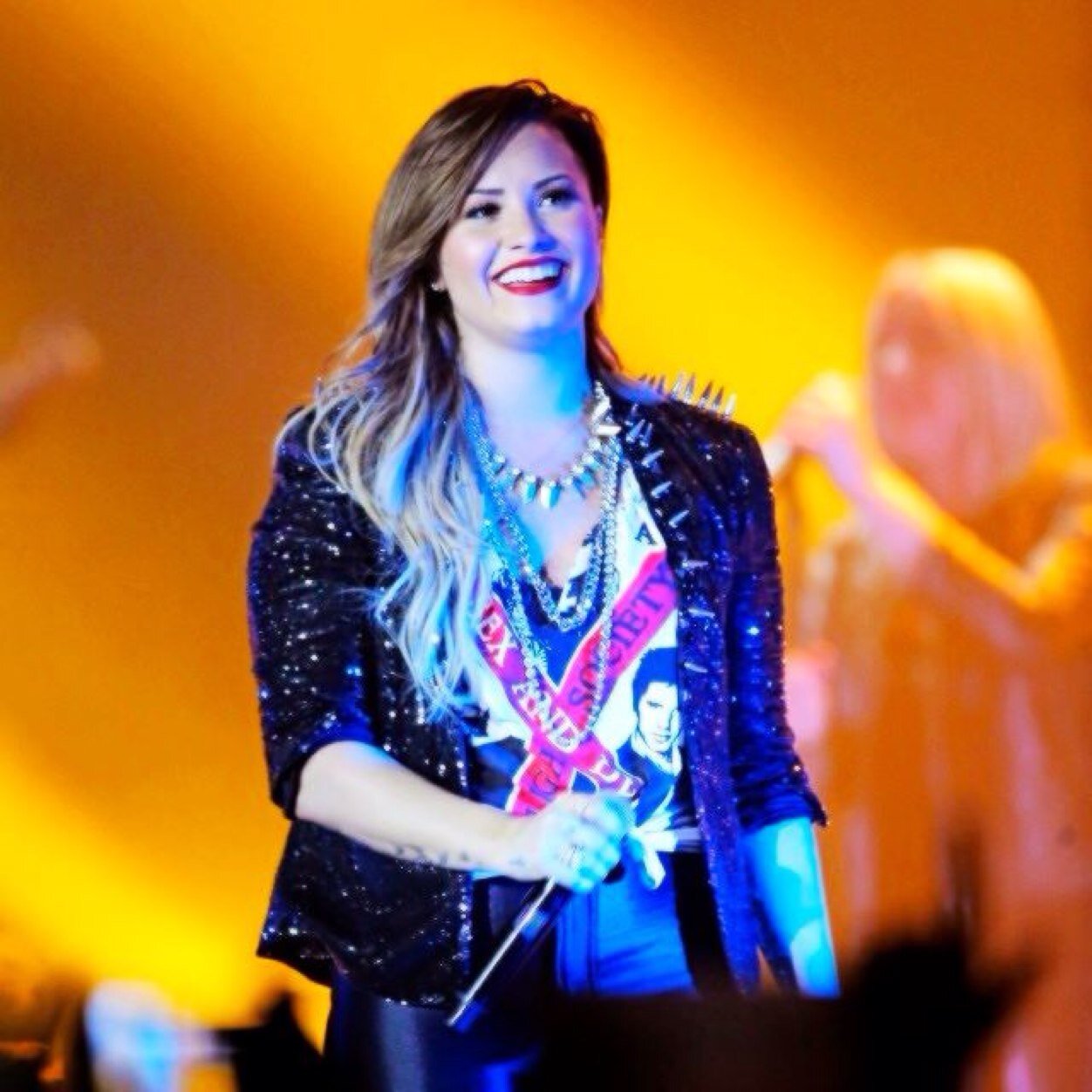 She inspires me every day.. She taught us to be stronger like her, and I LOVE HER ! #VoteDemiLovato