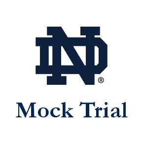 Official Twitter Account of the Notre Dame Mock Trial Team